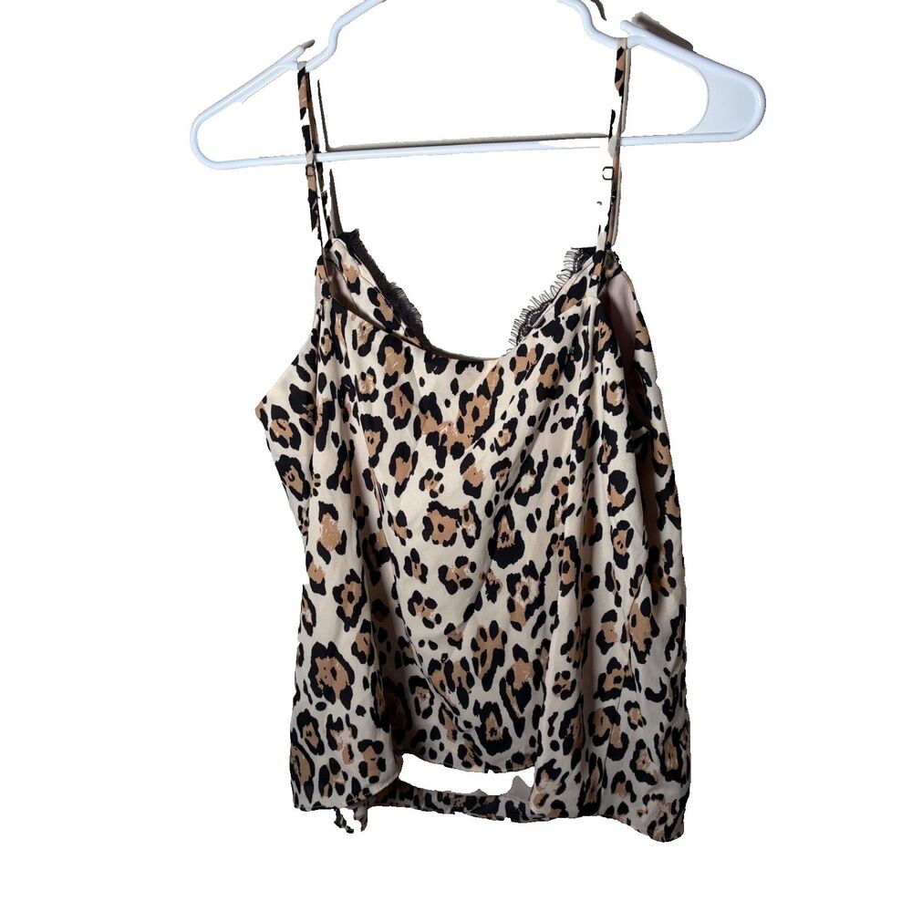 Socialite Tank Top Women's XL V-Neck Lace Sleeveless Casual Artsy Cami NWT - Picture 2 of 9